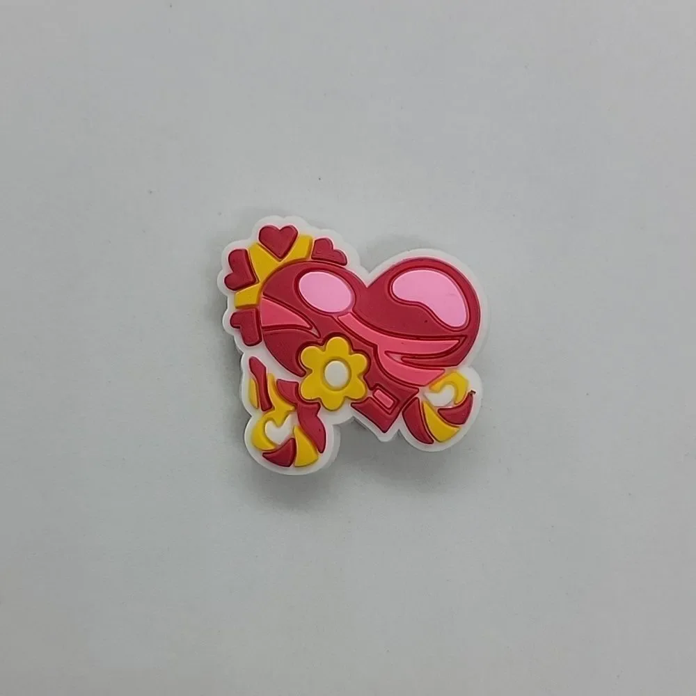 🎈5/$10🎈 PATCHES..CROC CHARMS.. heart.. flowers.. - Picture 1 of 1